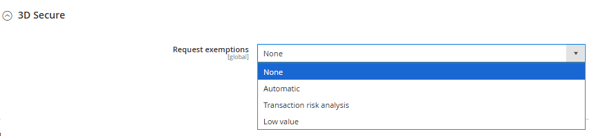 Magento-plugin-3D-Secure-exemptions