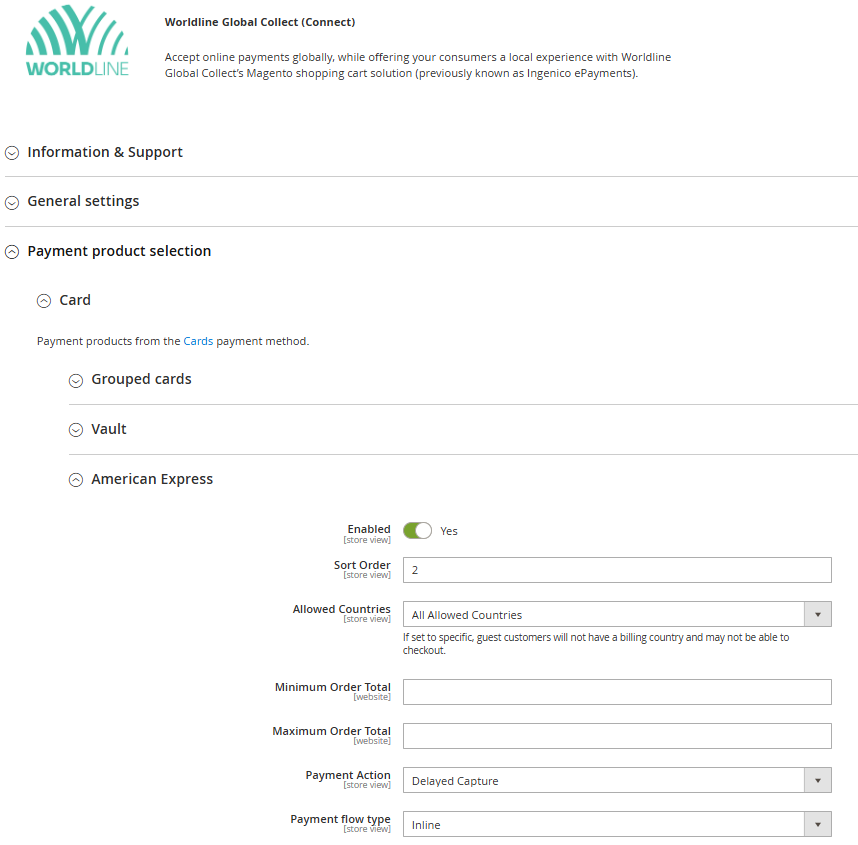 Magento-plugin-payment-product-selection