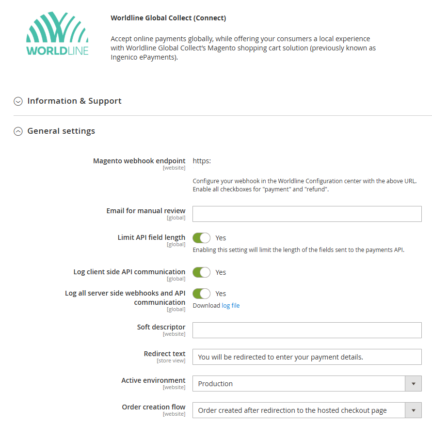 Magento-plugin-general-settings